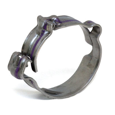CLIC-R 86-165 PURPLE HOSE CLAMPS STAINLESS STEEL